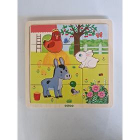 Puzzle encastrable - La ferme des animaux
