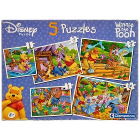 5 Puzzles Winnie l'ourson